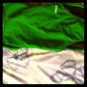 Green bathing suit